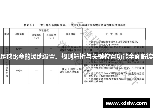 足球比赛的场地设置、规则解析与关键位置功能全面解读